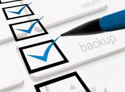 Backup checklist