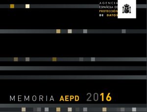 Memoria 2016 AEPD